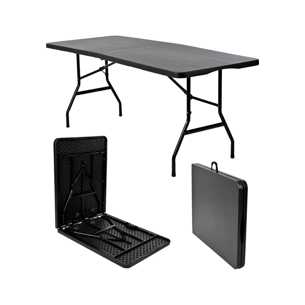 Mesa dobrável preta